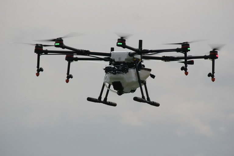 technology, drone farm, aircraft