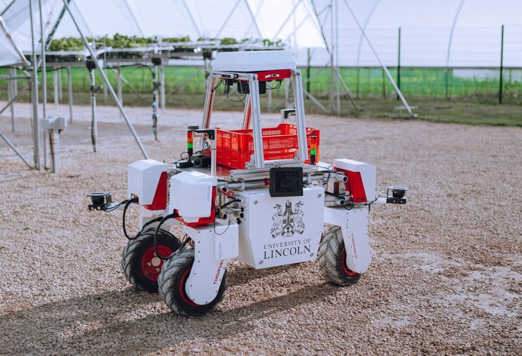 Agri-robot on farm